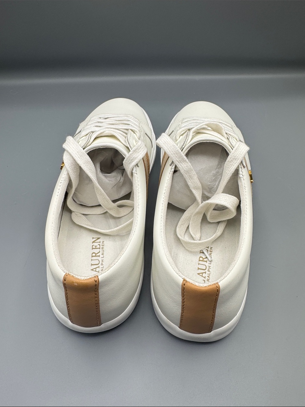 Ralph Lauren Janson II Leather Sneakers - Picture 3 of 5